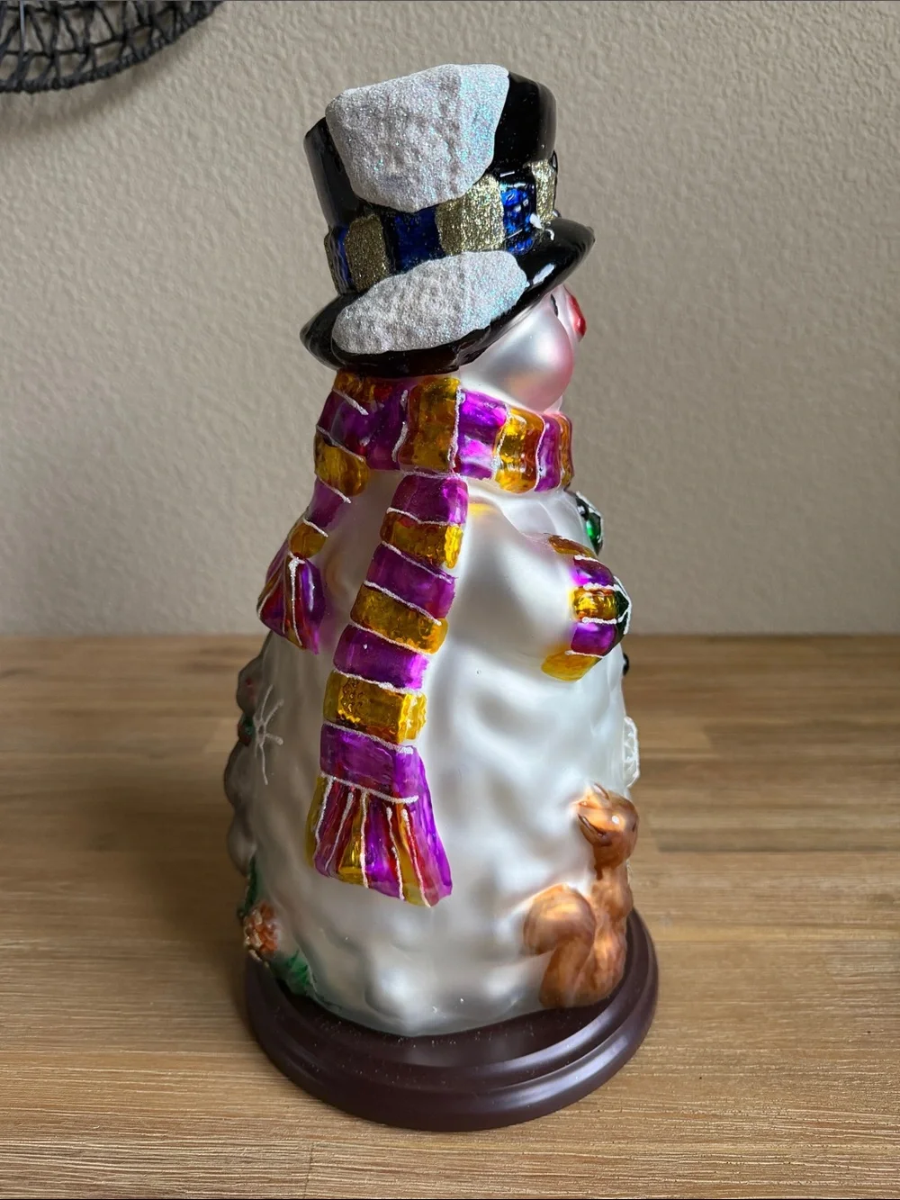 2004 Thomas Pacconi Classic Snowman 14” Christmas Holiday Decor Pre-Owned EUC